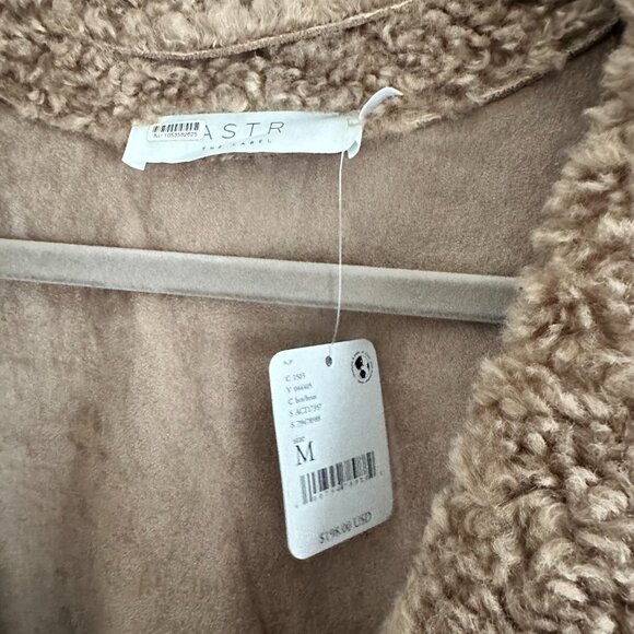NWT Free People, ASTR the Label Willow Fuzzy Coat, Medium - Picture 6 of 16